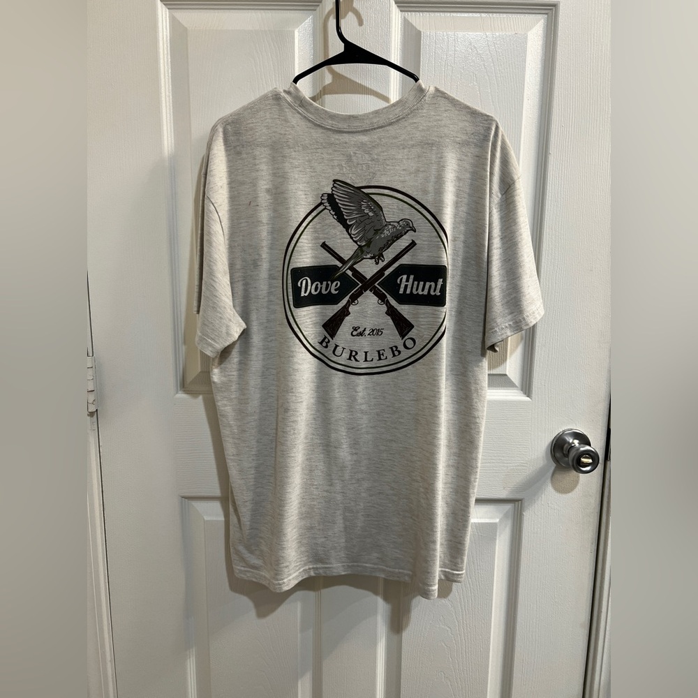 BURLEBO. Dove Hunt Men’s Large t-shirt